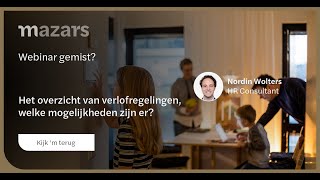 Webinar Het overzicht van verlofregelingen welke mogelijkheden zijn er [upl. by Elurd]