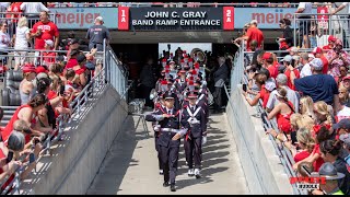 Ohio State Marching Band Ramp Entrance And Script Ohio 2024 in 4K [upl. by Adnawat145]