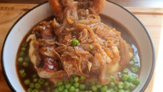 Onion Gravy with Sausages and Mash [upl. by Mulderig]