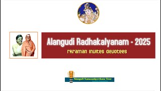 Alangudi Radhakalyanam  2025 Get ready for the event [upl. by Arras985]