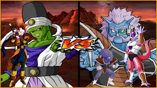 DBZ BT3  Pikkon amp Tapion Red Potara VS Frieza Soldier Appule amp 2nd Form Frieza Request Match [upl. by Michi]