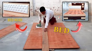 How To Build Double Bed At Home In 2024डबल बेड कैसे बनाए Bed Design 2024Double Bed kaise Banaye [upl. by Aundrea]