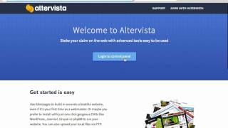 using AlterVista to publish a Website [upl. by Analli514]