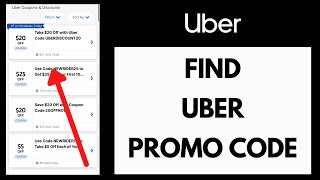 How to FIND UBER PROMO CODE 2023 [upl. by Hollenbeck]