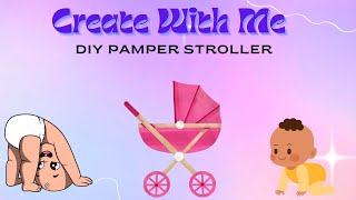 Create With Me DIY Pamper Stroller Baby Shower [upl. by Dorisa]