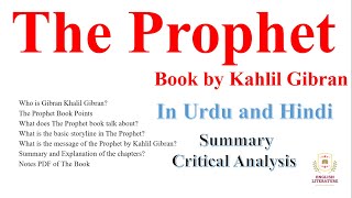 Kahlil Gibrans The Prophet Kahlil Gibrans Book The Prophet Summary The Prophet Explanation PDF [upl. by Leizahaj989]