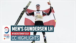 Memorable gold for Lamparter  Men’s Gundersen LH  2021 FIS Nordic World Ski Championships [upl. by Babbie]