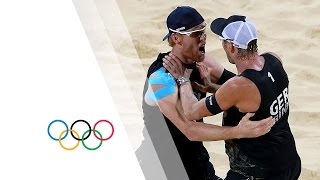 Germany vs Brazil  Mens Beach Volleyball Final  Highlights  London 2012 Olympics [upl. by Oilcareh]