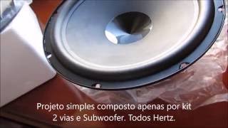 Subwoofer Hertz DS3003  finalmente chegou [upl. by Youlton]