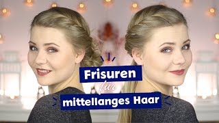 Frisuren für mittellange Haare I DominoKati [upl. by Thirzi]