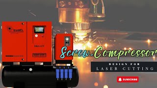 Screw Compressor Design for Laser Cutting Machine  ESSELL compressor [upl. by Conlan578]