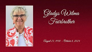 In Loving Memory of Gladys Wilma quotWilliequot Fairbrother [upl. by Ayanat816]