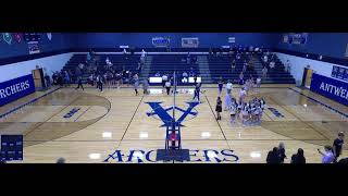 Antwerp vs Montpelier High School Girls Varsity Volleyball [upl. by Franza501]