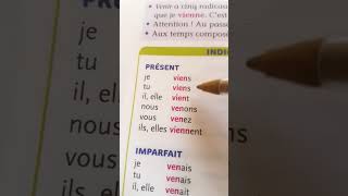 Le verbe venir au présent de lindicatif marocmaroc apprendrefrenchconjugaison [upl. by Yttel]