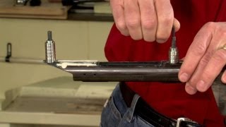 How to Pillar Bed a Rifle Stock Presented by Larry Potterfield  MidwayUSA Gunsmithing [upl. by Eijneb]