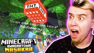 ZAMACH NA ROZPRAWIE SĄDOWEJ Minecraft Kwadratowa Masakra 3 [upl. by Eelrefinnej]