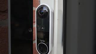 Removing the Arlo doorbell battery for charging [upl. by Idalina]