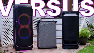 JBL Partybox Ultimate Vs SOUNDBOKS 4 amp Sony XV900  Is It Worth It [upl. by Omero]