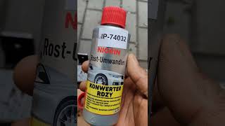 Nigrin Rust Converter I will recommend you this product to remove rust [upl. by Karlan]