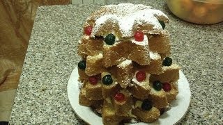 Ricetta di Natale  PANDORO FARCITO Le dolcezze di Viky [upl. by Anha]