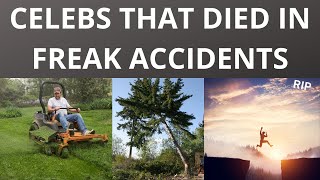 37 CELEBRITIES THAT DIED IN FREAK ACCIDENTS [upl. by Suoiradal568]