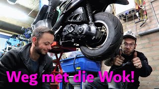 Gilera Stalker Wokvrij maken [upl. by Meil]