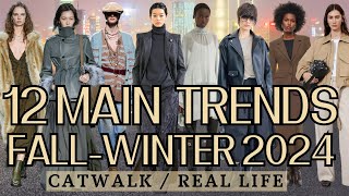 12 Main Fashion Trends FallWinter 2024 [upl. by Yerroc758]