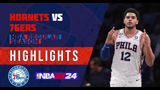 Fearless Showdown JawDropping Hornets vs 76ers Highlights [upl. by Ahsilaf]