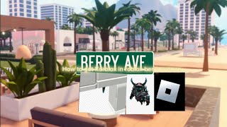 How to get Korblox in berry avenue tutorial [upl. by Cliff]