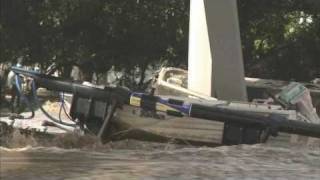 Brisbane floods dramatic footage 13 Jan [upl. by Eenram]