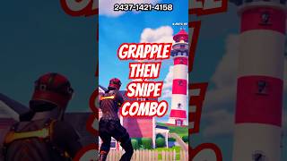 Grapple then snipe combo fortnite sniperking [upl. by Uund]