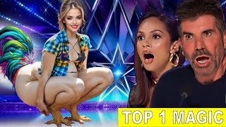 Mesmerizing Magic by Sacred Riana Captivates Judges and Secures Golden Buzzer  AGT 2024 [upl. by Lyrahc]