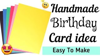 Birthday cards  YouTube  diy [upl. by Itsrejk467]