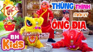 Liên Khúc Thiếu Nhi THÙNG THÌNH  ÔNG ĐỊA  Bé Minh Vy  Nhạc Tết Thiếu Nhi MV 4K [upl. by Aiksas]