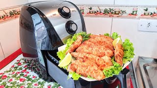 COMO FAZER PEITO DE FRANGO EMPANADO NA AIRFRYER [upl. by Edana912]