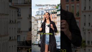 Tourists VS Parisians 🇫🇷☔️ paris france parisian parisienne french parisianlife parisians [upl. by Schreibe]