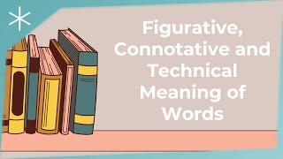 Figurative connotative and technical meaning of words [upl. by Emlen727]