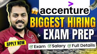 Accenture Biggest Hiring Update  OFF Campus Drive For 2024 2023  Exam Pattern 🤔  Closing Soon😱 [upl. by Lalaj]