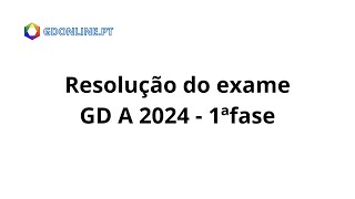 Resolução do Exame de Geometria Descritiva de 2024 1ª Fase [upl. by Parris]