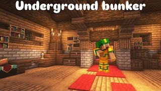 Bouw je eigen ondergrondse bunker in Minecraft 20 [upl. by Ecinnahs]