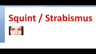 Ophthalmology 353 Strabismus Squint Why does it happen Basic concepts Eye Movement Define [upl. by Hatfield661]