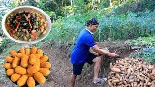 Kroket kentang bribil ayam suwir sambal matah santenan kentang kacang gude [upl. by Feerahs]