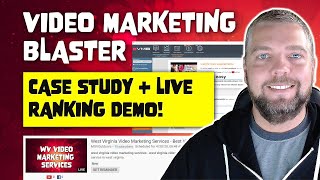 Video Marketing Blaster Case Study  LIVE Ranking Demo NEW [upl. by Radu2]