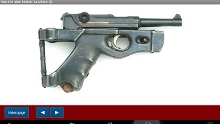 Luger pistol accessories explained  Android APP  HLebookscom [upl. by Eigriv]