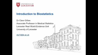 Introduction to Biostatistics [upl. by Richy]