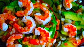 Prepara Deliciosas TOSTADAS DE CAMARÓN 💙 [upl. by Gnad]