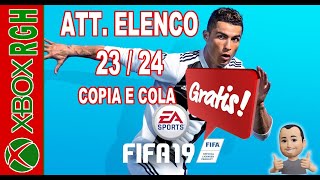 ATT ELENCO FIFA 19 PARA 2023 amp 2024 100 GRÁTIS XBOX 360 RGH xbox360rgh [upl. by Ecnarretal763]