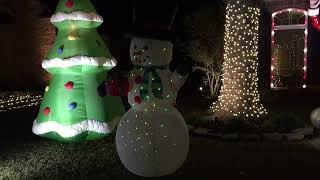 Deerfield Christmas Lights Display Plano TX [upl. by Elita797]