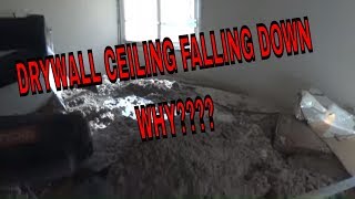 Collapsed drywall ceilings and why it happens [upl. by Freya13]