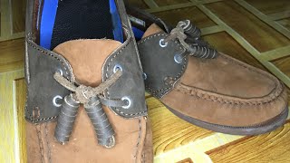 How to tie your TopSider and Boat Shoes in 2018 [upl. by Kleinstein]